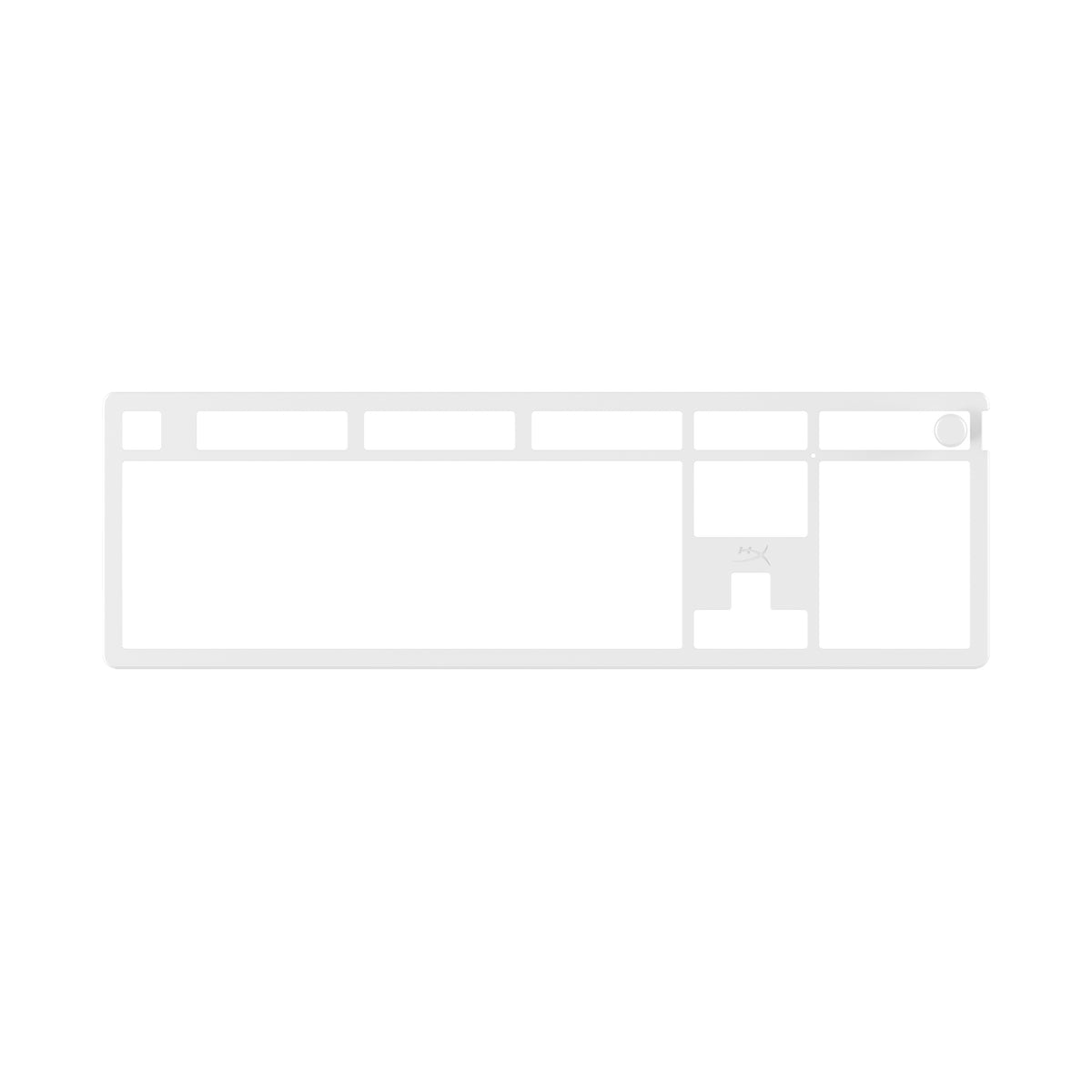 HyperX Top Plates Alloy Rise White